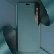 Atverams vāciņš iPhone 13 Pro Max Eco Leather View Case ar statīvu, oranžs