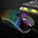USB optiskā spēļu pele ar LED RGB apgaismojumu