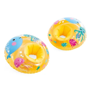 INTEX Little Sea Pals 59651 piepūšamie peldēšanas uzroči bērniem (27 x 25 cm, 19–30 kg)