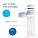 Ūdens filtrēšanas pudele Brita Fill & Go Vital ar 2 MicroDisc filtriem, 0.6 l, gaiši zila