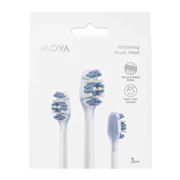 MOVA maināmie zobu birstes uzgaļi Fresh 20 / Sensus Fresh 10 (3 gab.), ABH2-WH