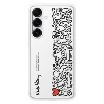 Samsung Flipsuit vāciņš Galaxy S25+ telefonam balts