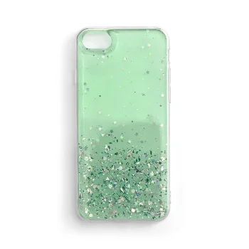 Wozinsky Star Glitter vāciņš priekš Xiaomi Poco F3 / Redmi K40 / K40 Pro / K40 Pro+, zaļš