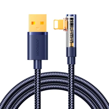 Joyroom S-UL012A6 USB-A - Lightning kabelis 2.4A 1.2m, zils