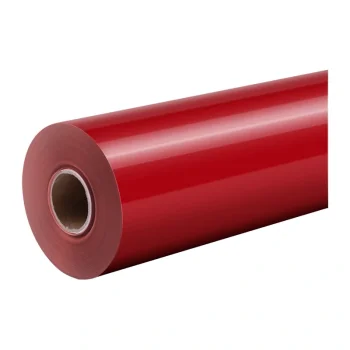 HTVRONT Pure termopārneses plēve audumam, 30.5 cm x 1.8 m, sarkana