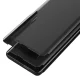 Atverams vāciņš Hurtel Eco Leather View Case tālrunim Poco M4 Pro 5G ar statīvu, zils