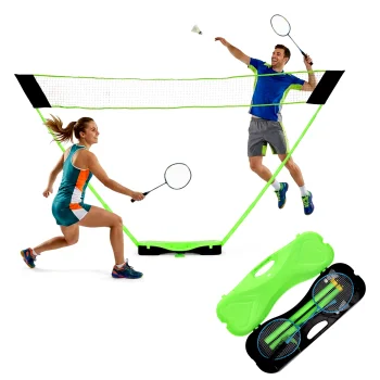Movepro MXW170611B saliekams badmintona komplekts ar tīklu, 300x156 cm