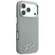 Karl Lagerfeld Saffiano Small Script MagSafe vāciņš iPhone 18 Pro / 17 Pro, bēšs