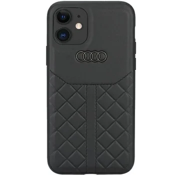 Audi Genuine Leather vāciņš Apple iPhone 11 / XR Melns
