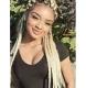 Kanekalons Sintētiskās Afro Bizes Frizūrām 60cm, Bēšs | Synthetic Afro Braids for Hairstyles