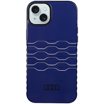 Audi IML MagSafe vāciņš priekš iPhone 15 Plus / 14 Plus 6.7", zils