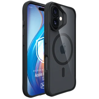 3mk Satin Armor MagCase vāciņš iPhone 17 Melns