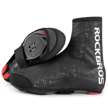 Rockbros LF1081 ūdensnecaurlaidīgi velo apavu pārvalki 42-46 cm, melni