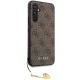Guess 4G Charms vāciņš Samsung Galaxy A54 5G, Brūns