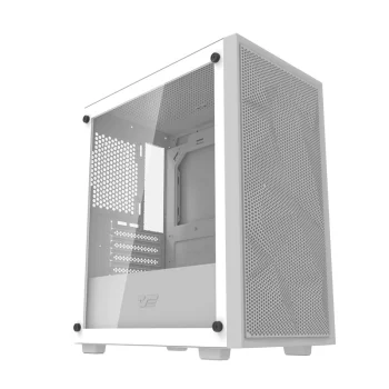 Darkflash M305 Mesh Mini Tower datora korpuss, balts