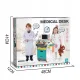 Rotaļu Daktera Ārsta Piederumu Komplekts Bērnu Spēļu Medicīnas Stacija | Toy Doctor Play Kit for Kids Pretend...