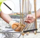 Automātiskais stieples siešanas āķis NZ11, melns