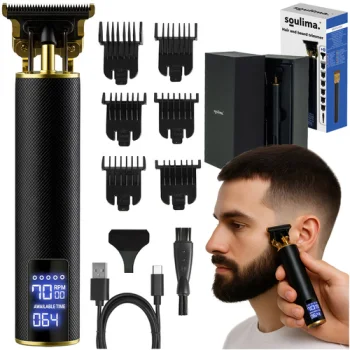 Soulima 25429 matu un bārdas trimeris, melns
