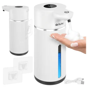 Automātiskais bezkontakta ziepju dozators Ruhhy 420ml USB-C, balts