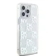DKNY iPhone 15 Pro Max vāciņš Liquid Glitter Multilogo, balts