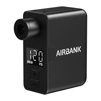 Cycplus AS1 PRO POCKET PRO AIRBANK mini velosipēdu sūknis, melns
