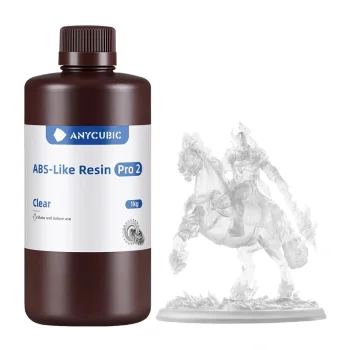 ANYCUBIC ABS-Like Resin Pro 2 fotopolimēra sveķi 3D printerim, 1 kg, caurspīdīgi