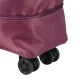 Saliekama ceļojumu soma uz riteņiem, 3 izmēri, 50L, violeta