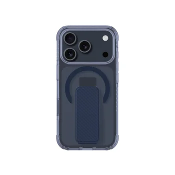 AmazingThing Titan Pro Holder vāciņš iPhone 17 Pro Max ar statīvu, MagSafe, zils