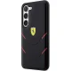 Ferrari Hot Stamp Lines vāciņš Samsung Galaxy S23 Melns