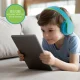 PowerLocus P2 Kids bezvadu austiņas bērniem, zilas/zaļas