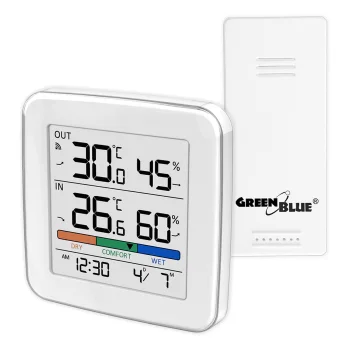GreenBlue GB169 Bezvadu meteoroloģiskā stacija ar āra sensoru