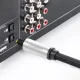Optiskais audio kabelis Ugreen AV108 10540 Toslink SPDIF, 2 m, pelēks