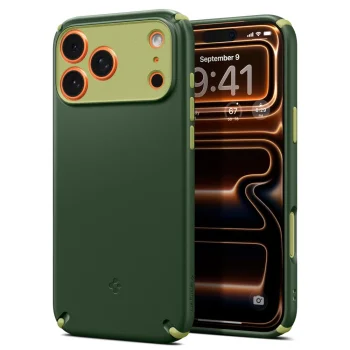 Spigen Nano Pop Hybrid MagSafe vāciņš iPhone 17 Pro - zaļš
