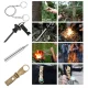 Daudzfunkcionāls tūrisma izdzīvošanas piederumu komplekts EDC SOS, 12 elementi | Survival Kit Set Emergency Supplies
