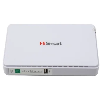 HiSmart nepārtrauktās barošanas avots maršrutētājam 8800 mAh 17W PoE, balts