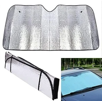 Divpusējs Saules Staru Atstarotājs Aizsardzība Automašīnas Vējstiklam | Car Windshield Sunshade Foldable...