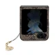 Guess 4G Charms vāciņš Samsung Galaxy Z Flip5 telefonam, brūns