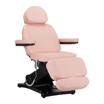 Sillon Classic elektriskais kosmētiskais krēsls, 3 motori, rozā/melns
