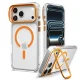 Spigen Ultra Hybrid Optik S MagSafe vāciņš iPhone 18 Pro / 17 Pro, Transparent Orange
