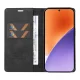 Xiaomi 15 YIKATU Leather Skin-Touch Magnetic Book Cover Case, Black | Telefona Vāciņš Maciņš Apvalks Grāmatiņa