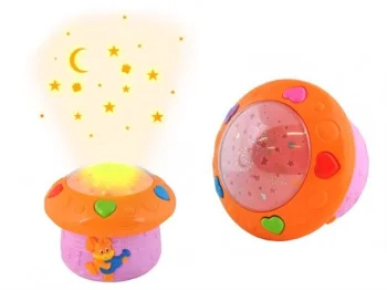 Nakts Lampa ar Mūziku Projektors Zvaigžņu Debesis, Rozā | Starlight Lamp Projector Night Star Light Bedside...