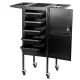 Gabbiano Deluxe 500 frizieru ratiņi, melni