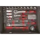 Holzmann WZK119ECO instrumentu kaste ar instrumentu komplektu, 119 gab.