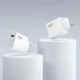 Xiaomi HyperCharge Combo 90W 6.1A USB-A tīkla lādētājs ar USB-C kabeli - Balts