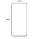 Etteri 9D aizsargstikls priekš Samsung Galaxy S25 FE / A57 5G, melns