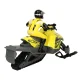 Radiovadāms sniega motocikls REVOLT TG1016 Trail Blazer 2.4GHz Off-Road LED, dzeltens