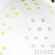 Glow S1 Dual Led UV nagu lampa 168W, rozā zelts