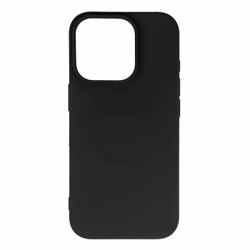 iPhone 17 Pro Max vāciņš Liquid Silicone Case MagSafe, melns
