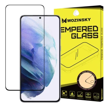 Samsung Galaxy S21+ Plus (SM-G996B) Aizsargstikls 5D, Melns Pilna Pārklājuma | Tempered Glass Screen Protector [Full...