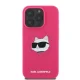 Karl Lagerfeld Silicone Choupette MagSafe vāciņš iPhone 16 Pro Max, Fuksija